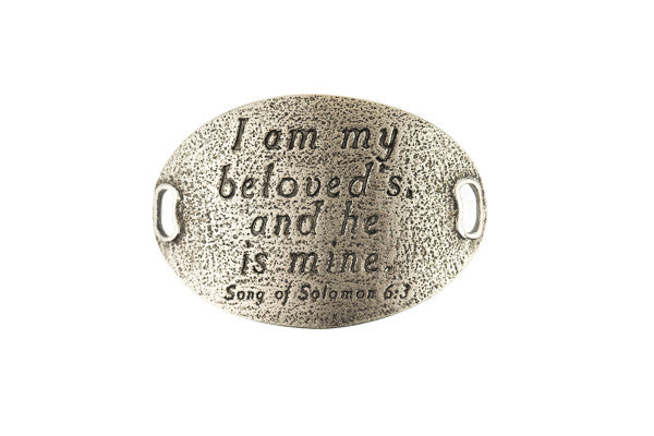 TS Statment I am my beloveds and he - silver - Across The Way
