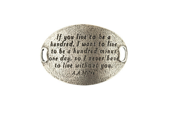 TS Statment If you live to be 100 - Silver - Across The Way