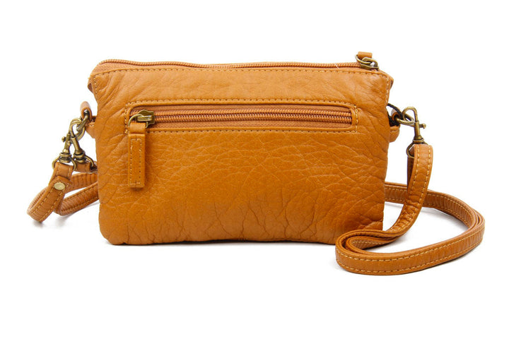 Anita Three Way Crossbody Wristlet Light Brown