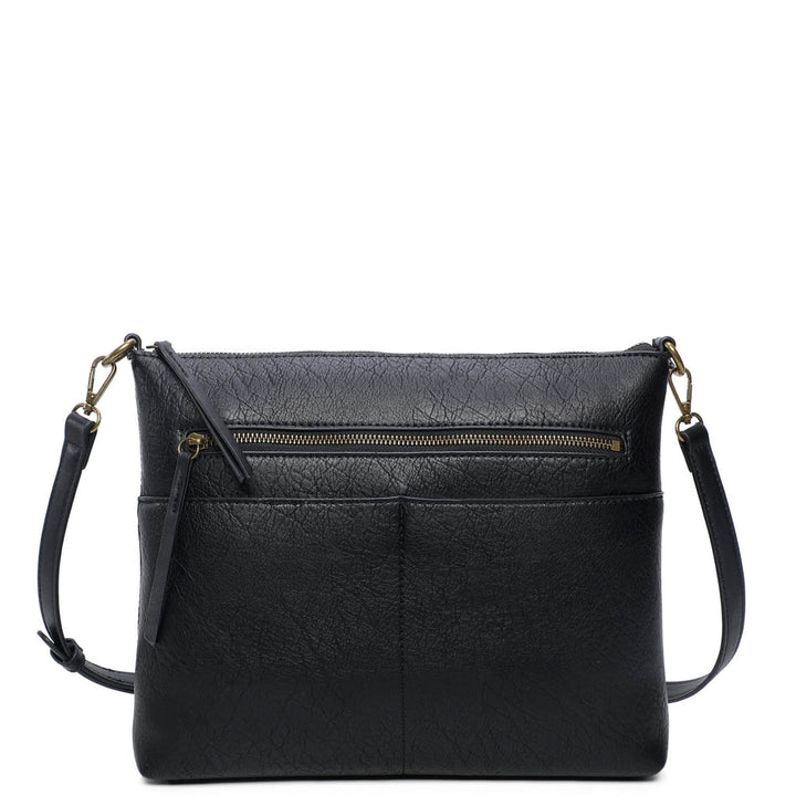 Zoe Two Tone Crossbody Black