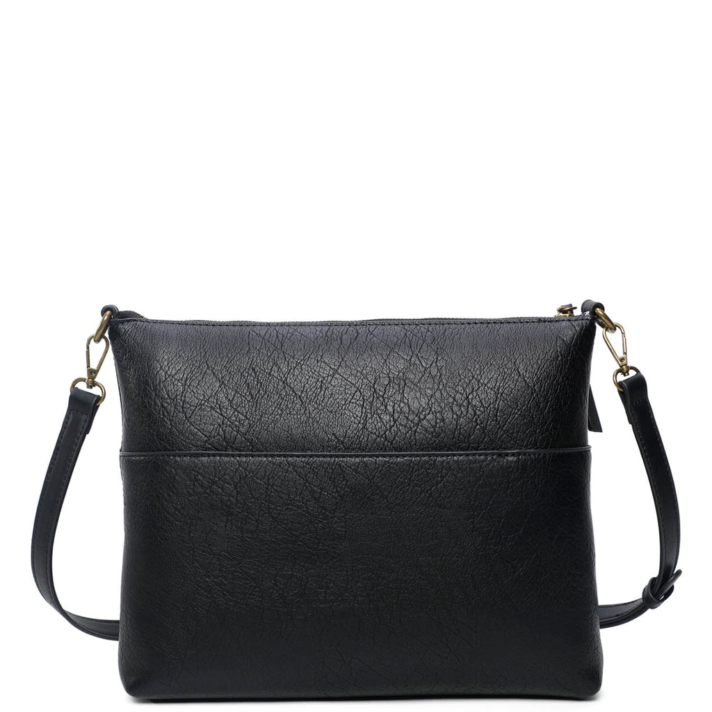 Zoe Two Tone Crossbody Black