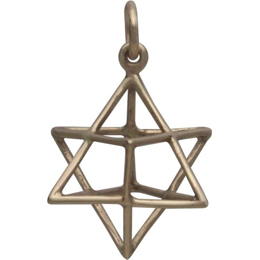 Sacred Geometry Wire Merkaba Pendant