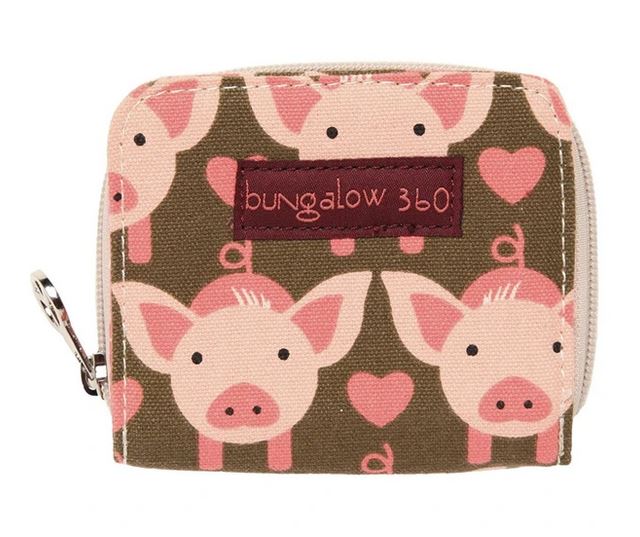 Bill Fold Wallet Pig