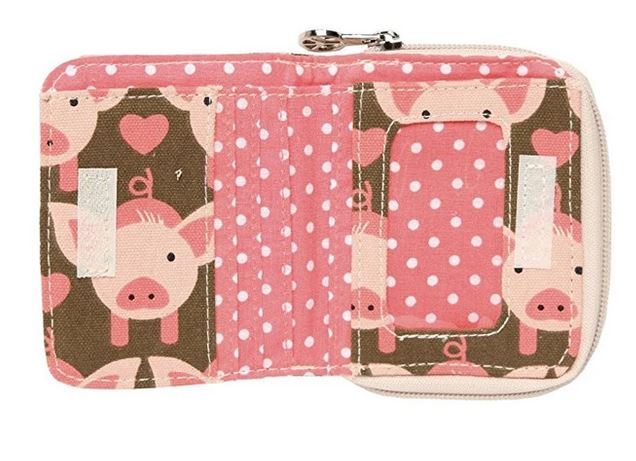 Bill Fold Wallet Pig