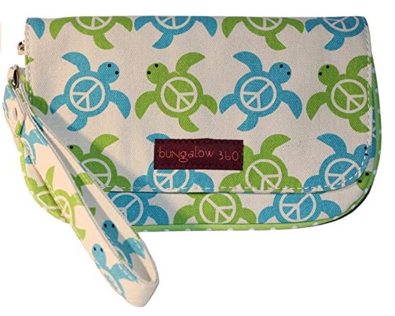 Large Wristlet Sea Turtle Print