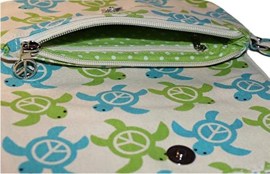 Large Wristlet Sea Turtle Print