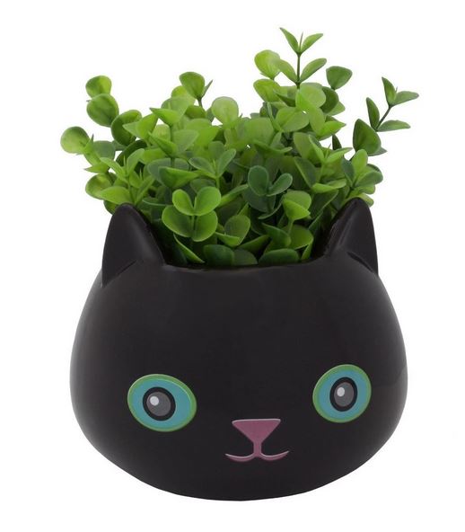 Black Cat Planter Pot