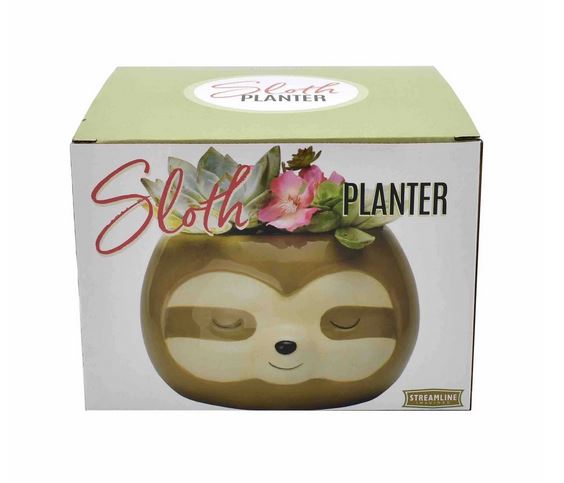 Zen Sloth Planter