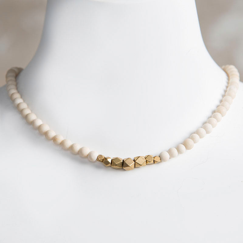 Jerry Gemstone Choker - Fossil Jasper - Across The Way