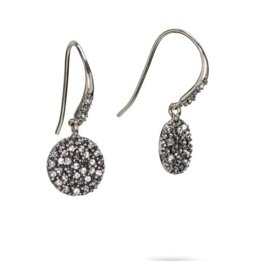 Cosmos Disc Earring Silver