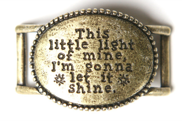 This little light of mine... antique brass - Across The Way