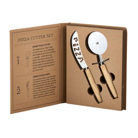 Pizza Cutter - Cardboard Book Set