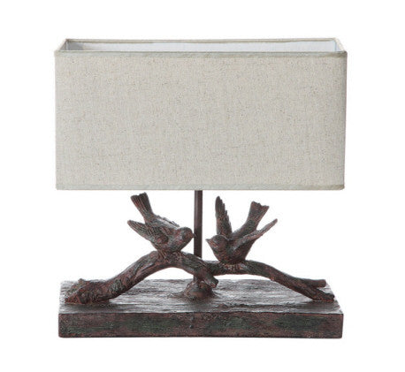 Bird Lamp Rectangle Shade 40 Watt max - Across The Way