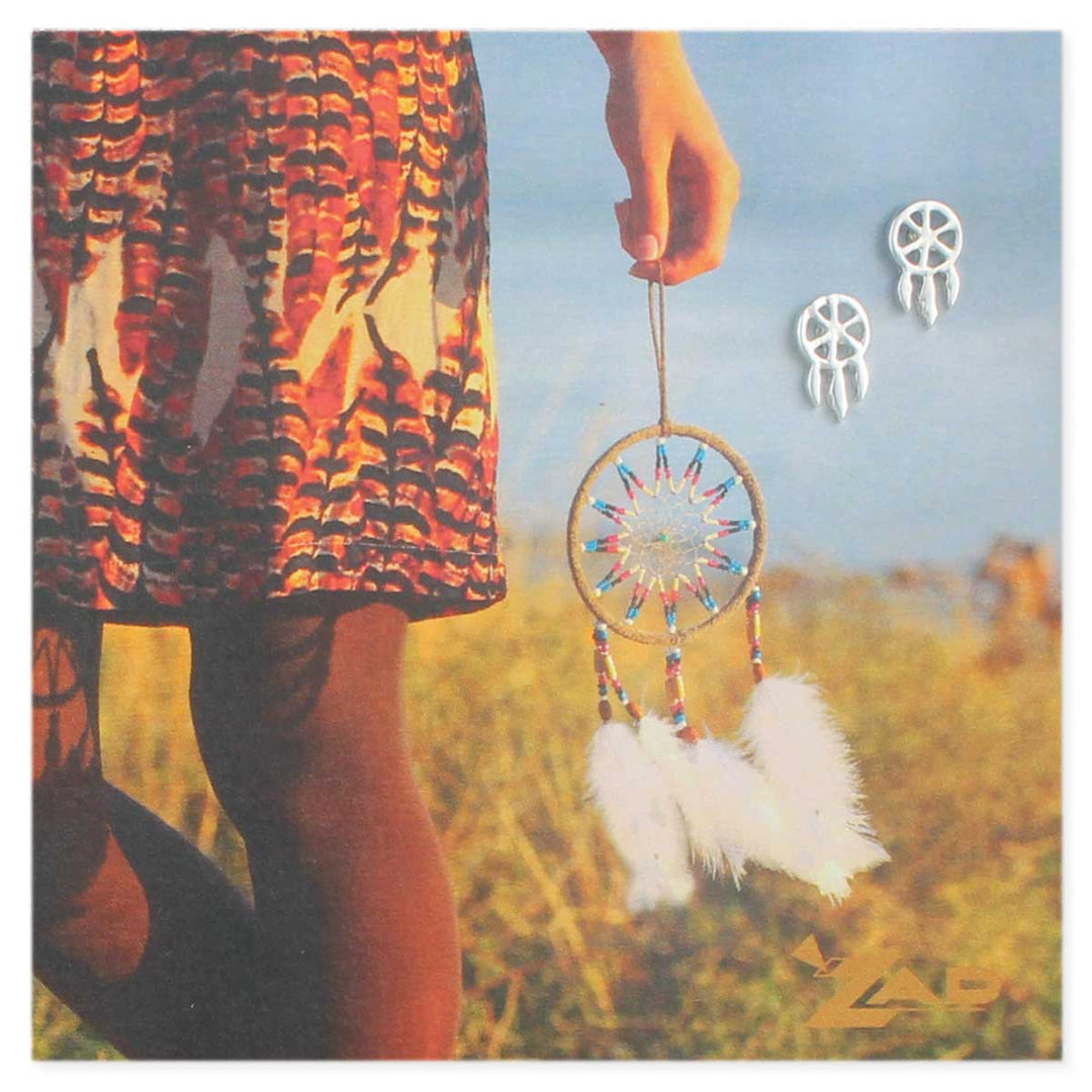 Picture Dreamcatcher Post Earrings - Across The Way