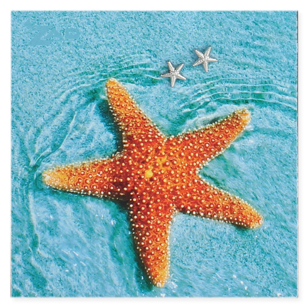 Picture Starfish Silv Post ER