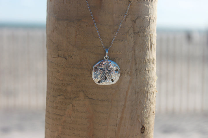 Sterling Silver Sand dollar Pendant - Across The Way