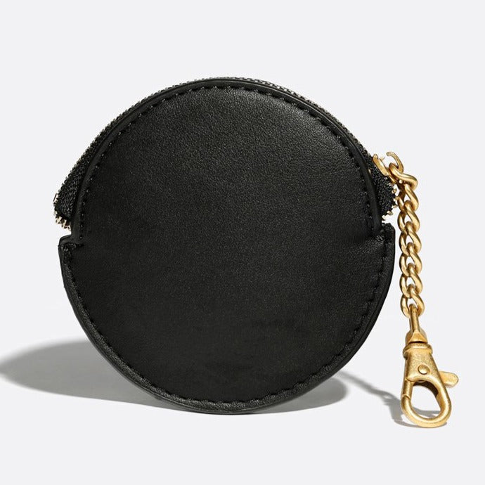 Monica Accessories Pouch - Black Croc