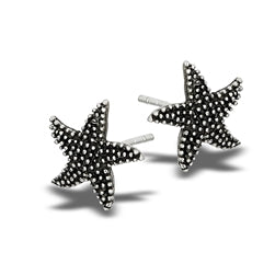 Large Starfish Silver Stud