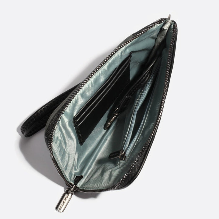 Stacy Wristlet - Apricot / Metallic Rose Cork