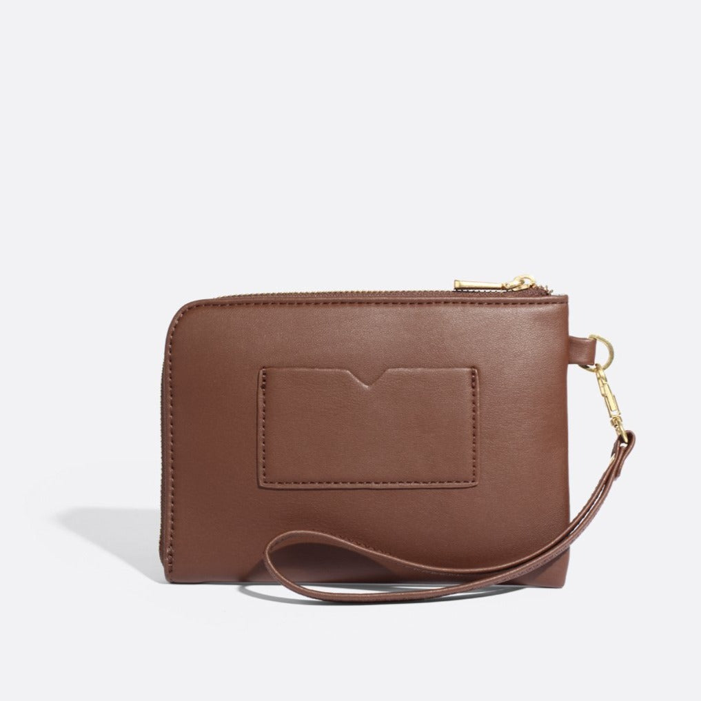 Stacy Wristlet - Dark Oak