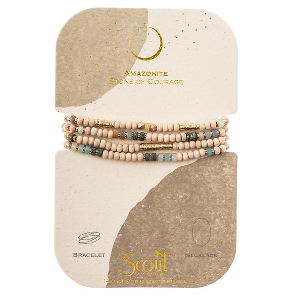 Amazonite/Gold Stone of Courage