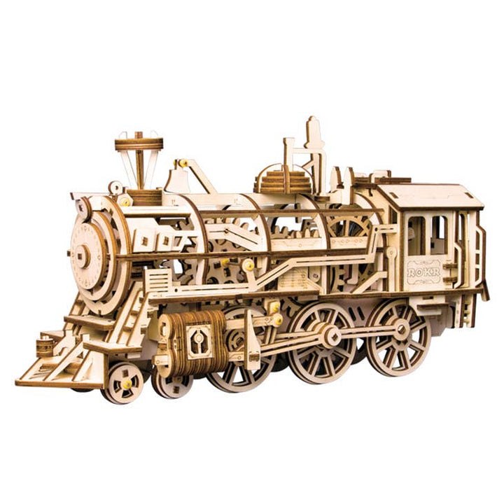 DIY Wooden Puzzle: Locomotive