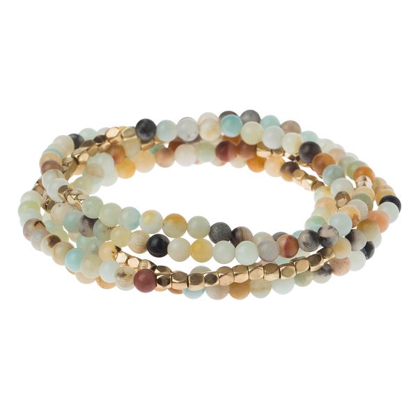 Stone Wrap amazonite/gold - Across The Way