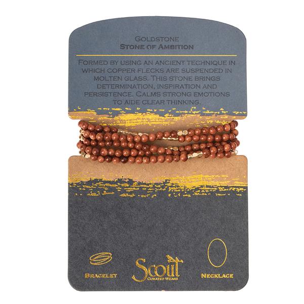 Stone Wrap goldstone/gold - Across The Way