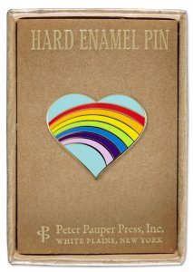 Rainbow Heart Pin