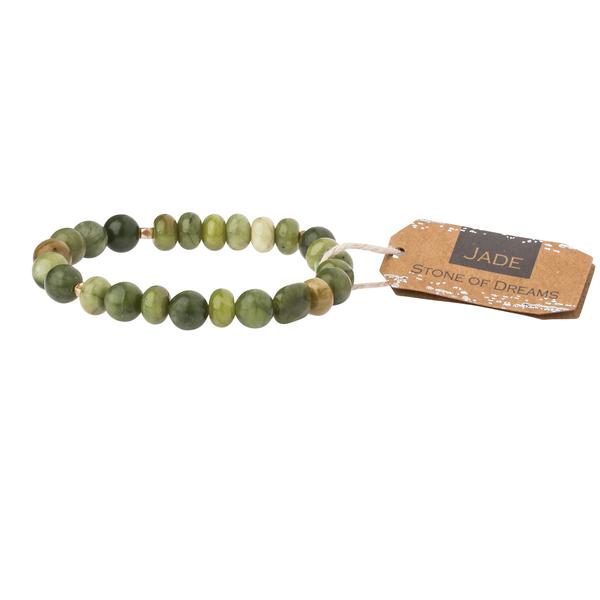 Jade Stone Stacking Bracelet - Across The Way