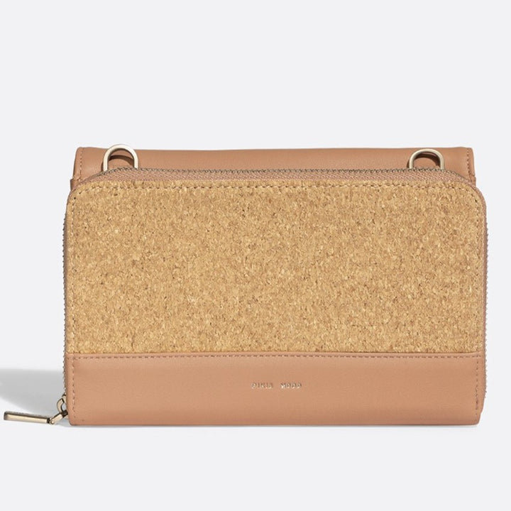 Jane 2-in-1 Wallet Purse - Apricot /  Cork