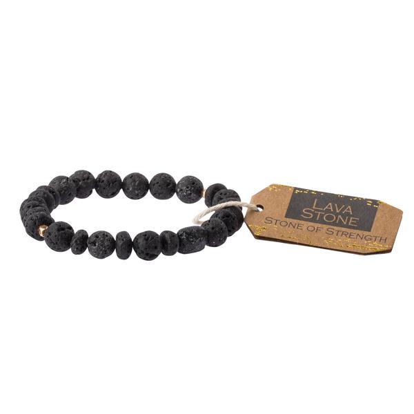 Lava Stone Stacking Bracelet - Across The Way