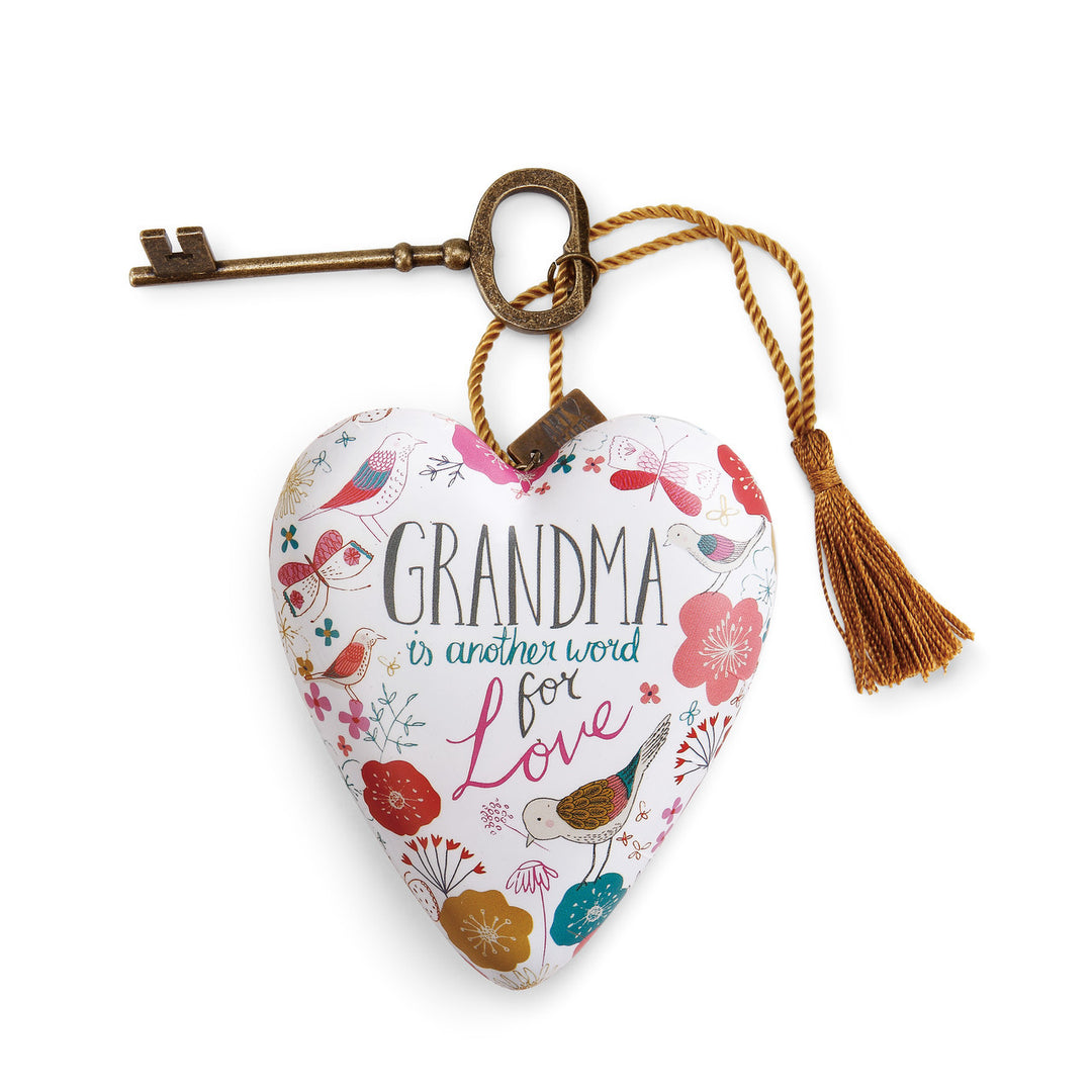 Grandma word for Love art heart - Across The Way