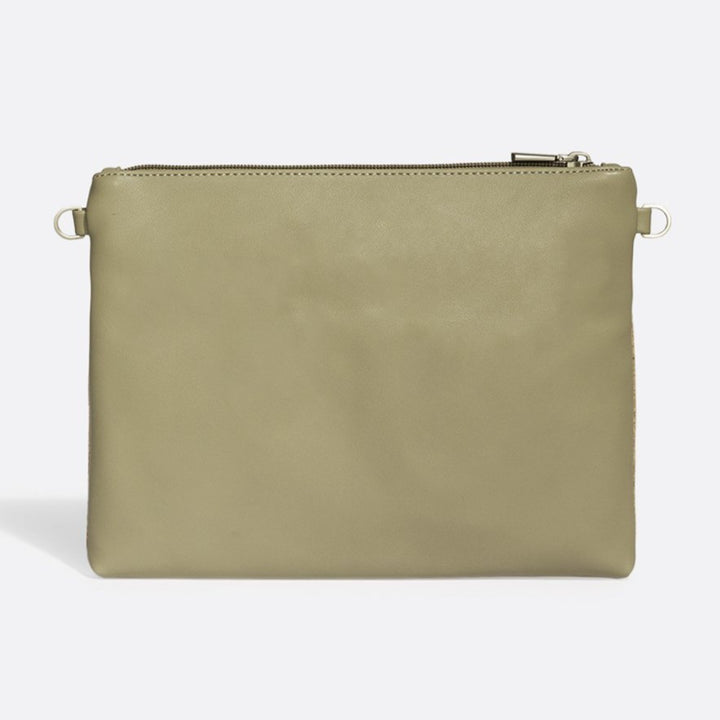 Nicole Pouch Large - Sage / Cork