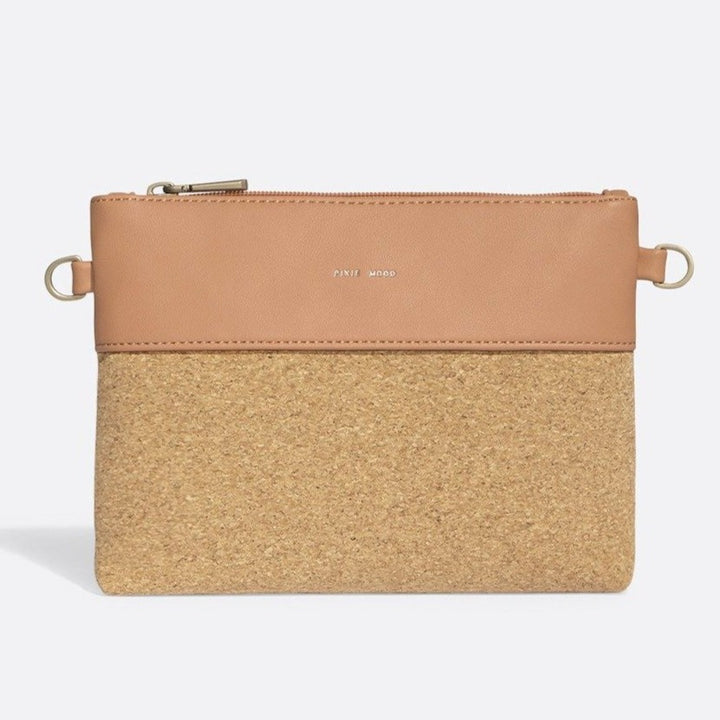 Nicole Pouch Small - Apricot /  Cork