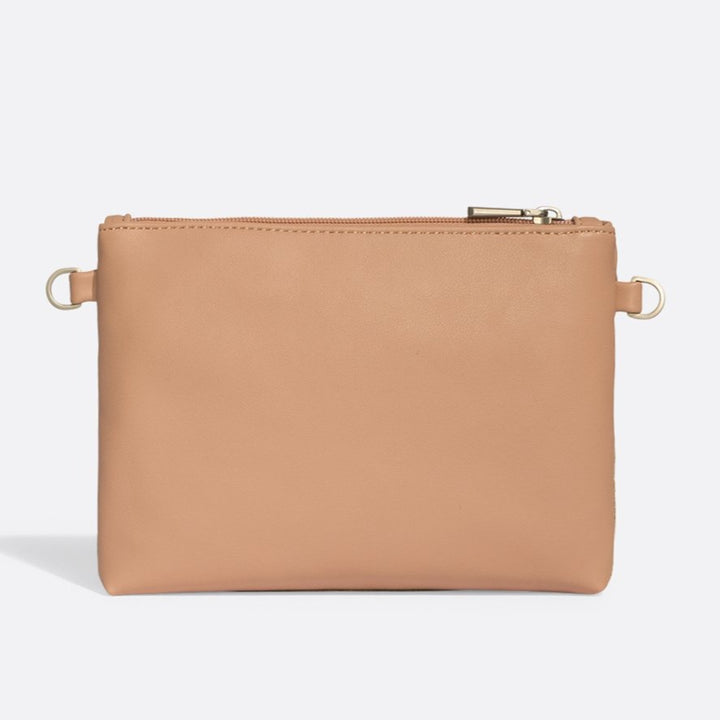 Nicole Pouch Small - Apricot / metallic Rose Cork