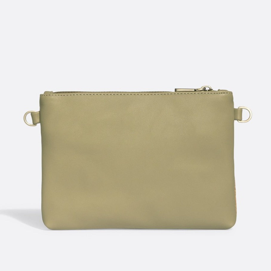 Nicole Pouch Small - Sage /  Cork